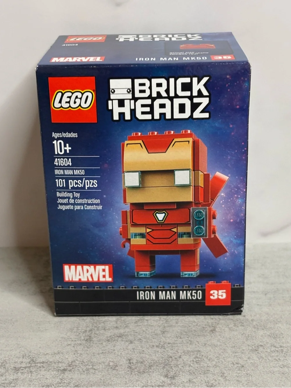 Lego Marvel BrickHeadz Iron Man MK50 Set (#41604)